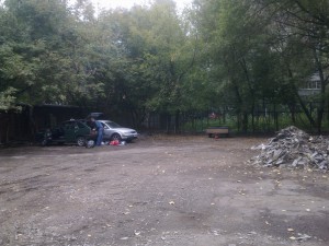 фото очищенной территории стоянки для нового строительства